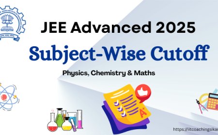 JEE Advanced 2025 : Subject-Wise Cutoff for Physics, Chemistry & Maths