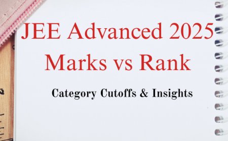 JEE Advanced 2025 Marks vs Rank Analysis: Category Cutoffs & Insights