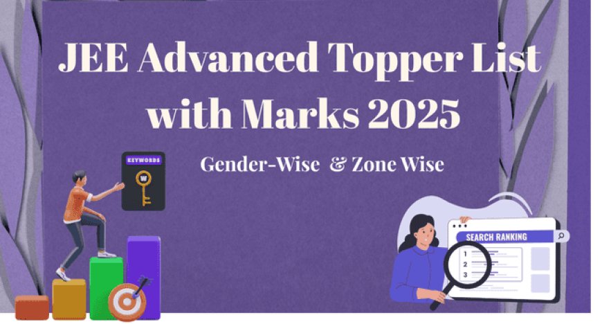 JEE Advanced Topper List with Marks 2025: Gender-Wise and Zone-Wise