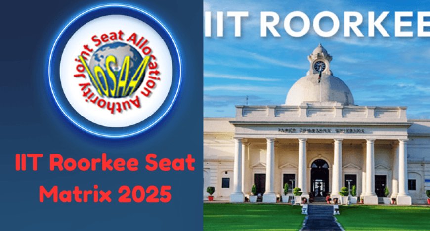 IIT Roorkee Seat Matrix 2025