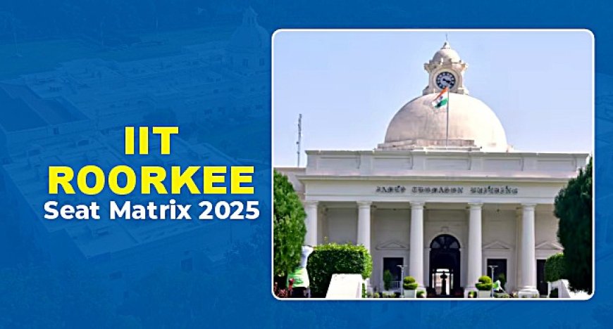 IIT Roorkee Seat Matrix 2025