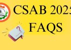 CSAB 2025 FAQs: Special Rounds, Vacant Seats & Refund Policy