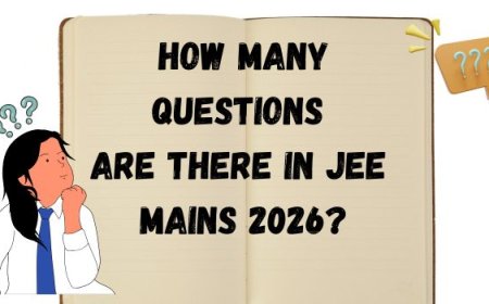 How Many Questions Are There in JEE Mains 2026? Paper-Wise Breakdown